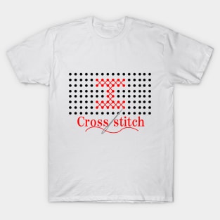 I Cross Stitch T-Shirt